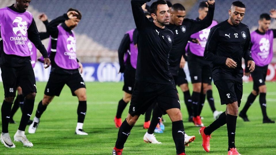 تصاویری از تمرین السدی‌ها در شب دیدار با پرسپولیس 