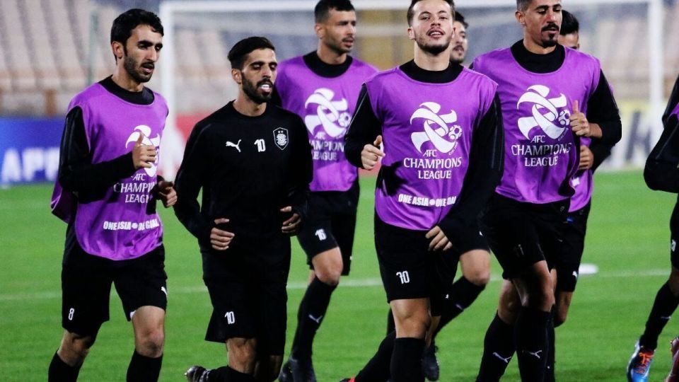 تصاویری از تمرین السدی‌ها در شب دیدار با پرسپولیس 