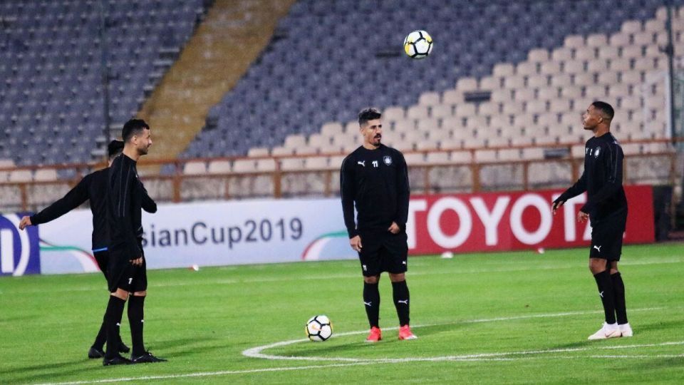 تصاویری از تمرین السدی‌ها در شب دیدار با پرسپولیس 