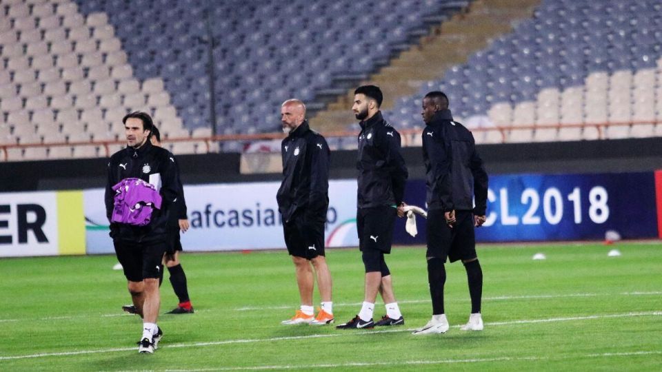 تصاویری از تمرین السدی‌ها در شب دیدار با پرسپولیس 