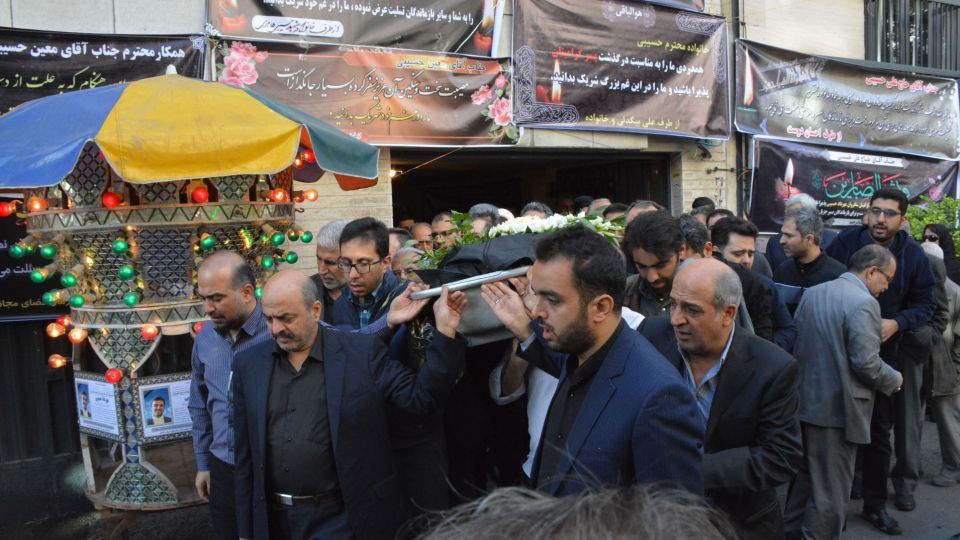 مراسم تشییع و خاکسپاری مرحوم مهرداد حسیبی