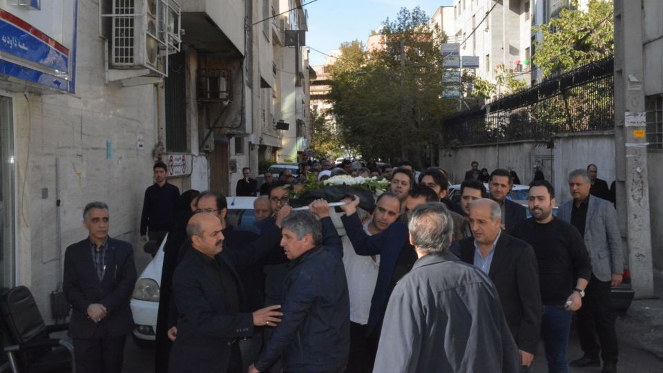 مراسم تشییع و خاکسپاری مرحوم مهرداد حسیبی