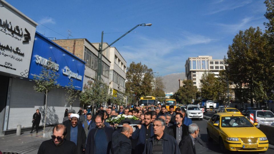 مراسم تشییع و خاکسپاری مرحوم مهرداد حسیبی