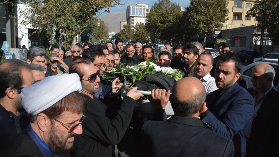 مراسم تشییع و خاکسپاری مرحوم مهرداد حسیبی