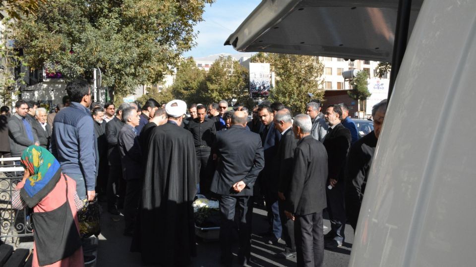 مراسم تشییع و خاکسپاری مرحوم مهرداد حسیبی