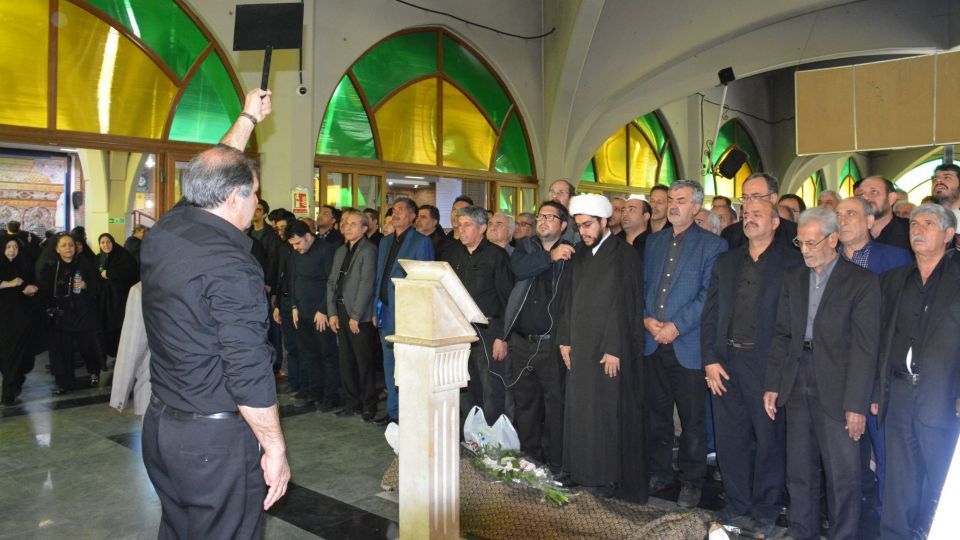 مراسم تشییع و خاکسپاری مرحوم مهرداد حسیبی