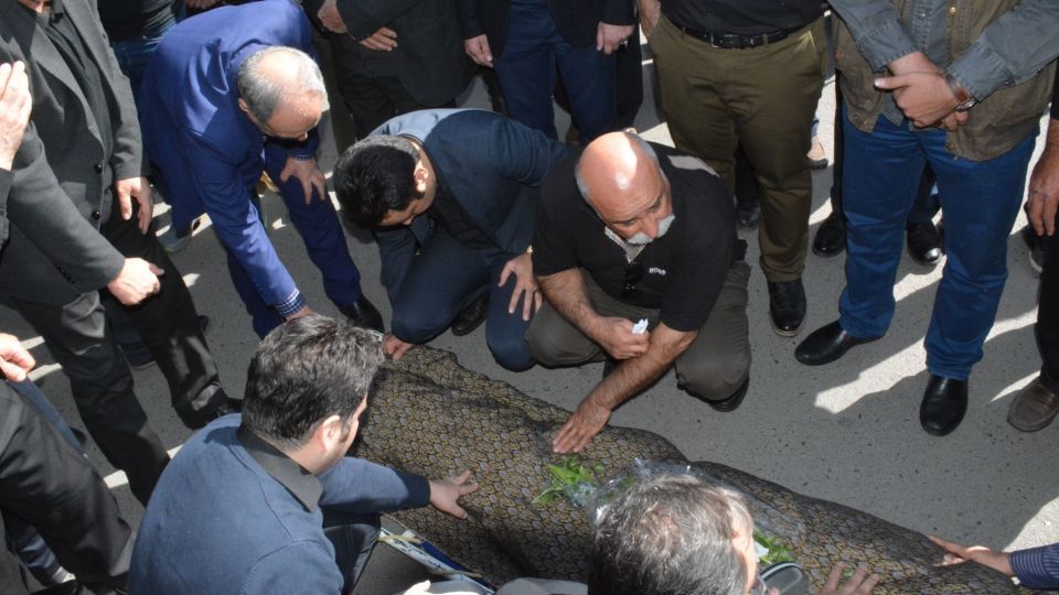 مراسم تشییع و خاکسپاری مرحوم مهرداد حسیبی