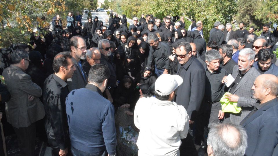 مراسم تشییع و خاکسپاری مرحوم مهرداد حسیبی