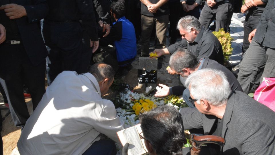 مراسم تشییع و خاکسپاری مرحوم مهرداد حسیبی