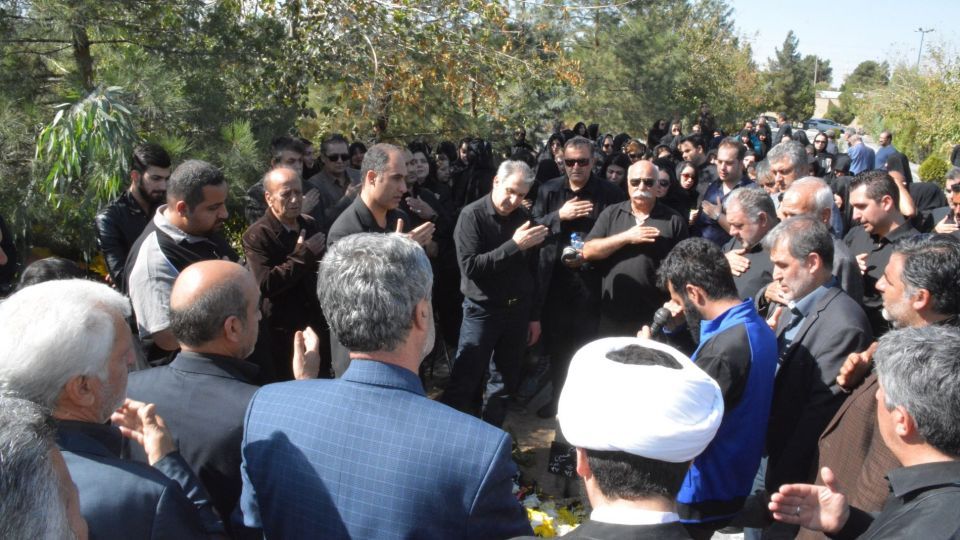 مراسم تشییع و خاکسپاری مرحوم مهرداد حسیبی