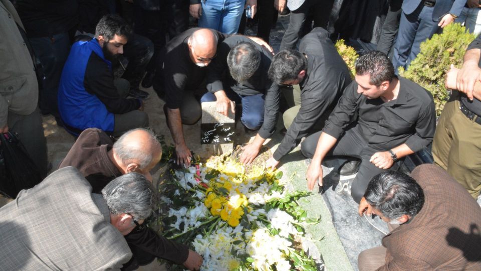 مراسم تشییع و خاکسپاری مرحوم مهرداد حسیبی