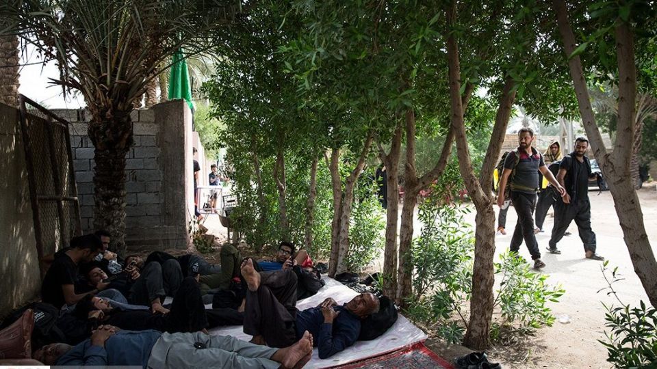 پیاده روی اربعین در منطقه زرگه