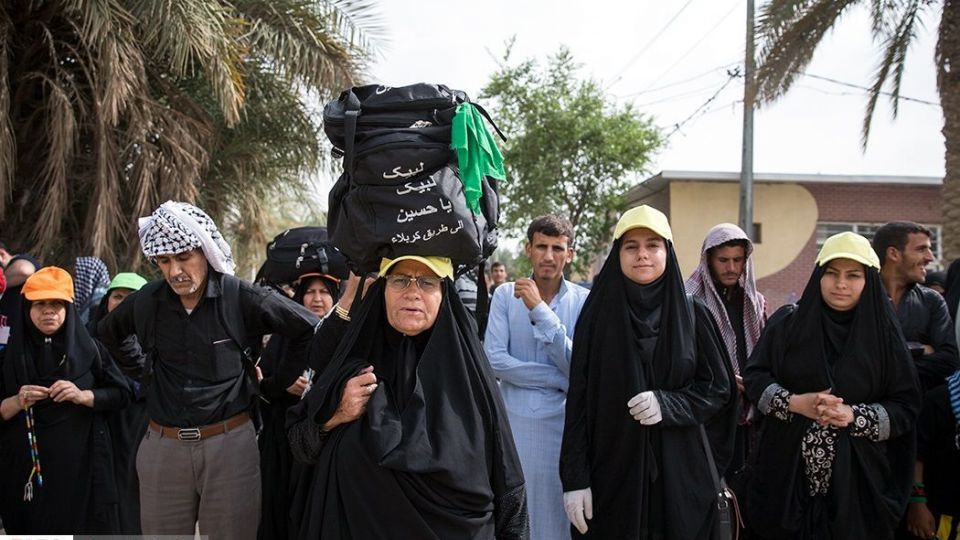 پیاده روی اربعین در منطقه زرگه