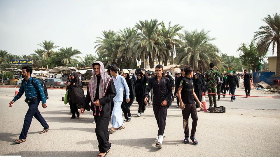 پیاده روی اربعین در منطقه زرگه