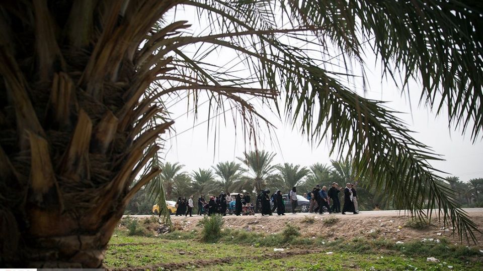 پیاده روی اربعین در منطقه زرگه