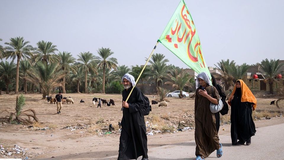 پیاده روی اربعین در منطقه زرگه