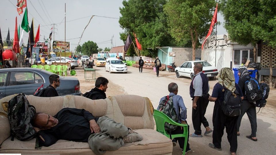 پیاده روی اربعین در منطقه زرگه