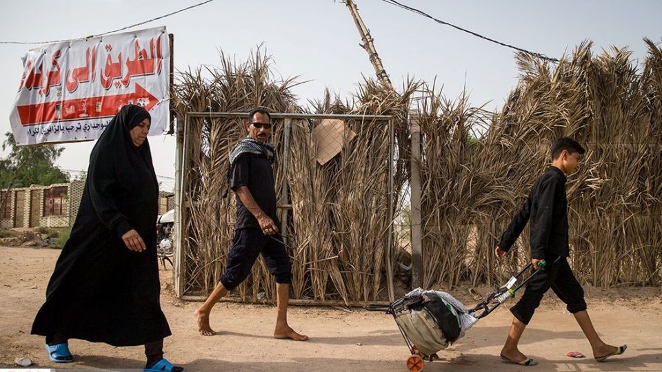 پیاده روی اربعین در منطقه زرگه