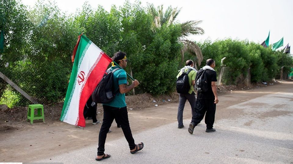 پیاده روی اربعین در منطقه زرگه