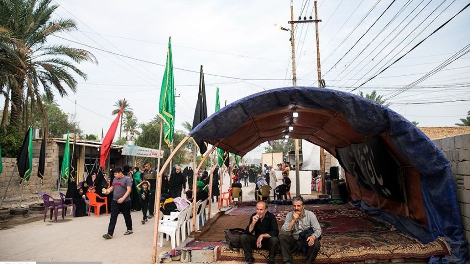 پیاده روی اربعین در منطقه زرگه