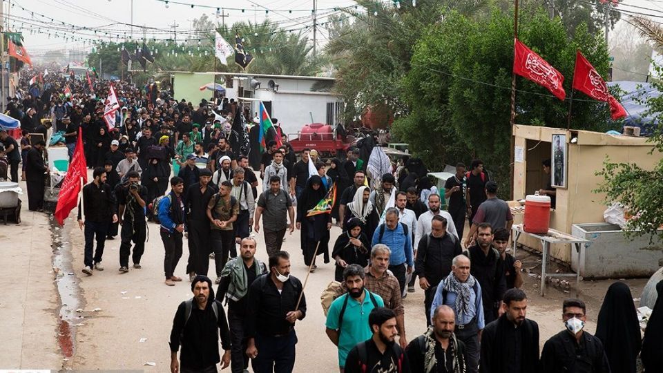 پیاده روی اربعین در منطقه زرگه