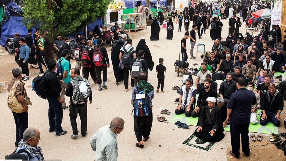 پیاده روی اربعین در منطقه زرگه