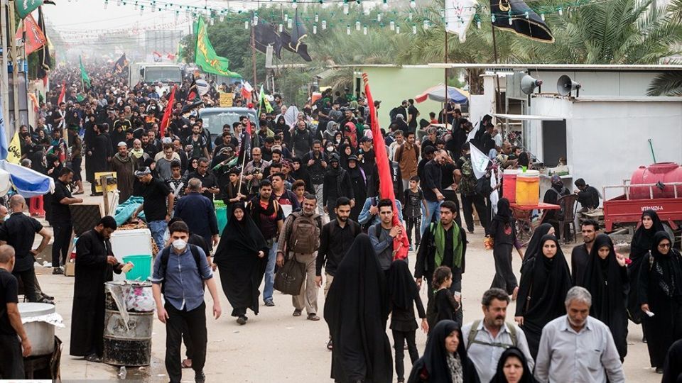 پیاده روی اربعین در منطقه زرگه