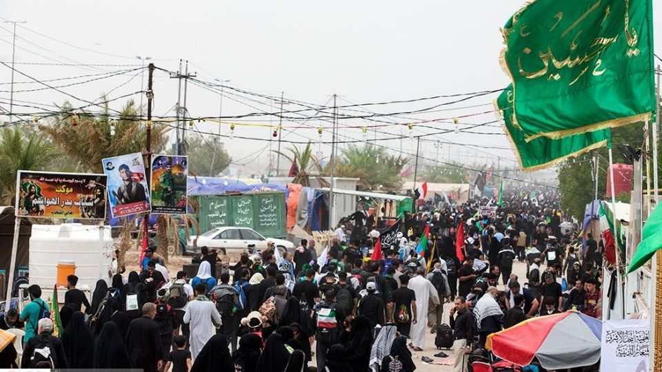 پیاده روی اربعین در منطقه زرگه