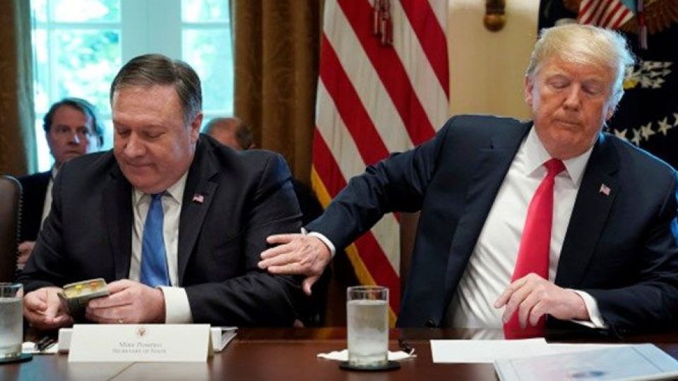 پامپئو، حرفهای ترامپ را نقض کرد؛ 'هیچ تغییری در رفتار ایران مشاهده نکردهایم' پامپئو، حرفهای ترامپ را نقض کرد؛ 'هیچ تغییری در رفتار ایران مشاهده نکردهایم'