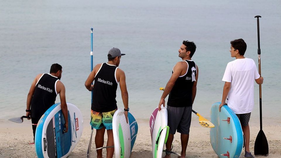 فستیوال کشوی پدل برد در جزیره کیش