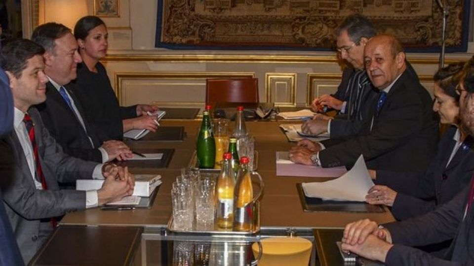 رایزنی وزرای خارجه آمریکا و فرانسه در پاریس درباره ایران رایزنی وزرای خارجه آمریکا و فرانسه در پاریس درباره ایران