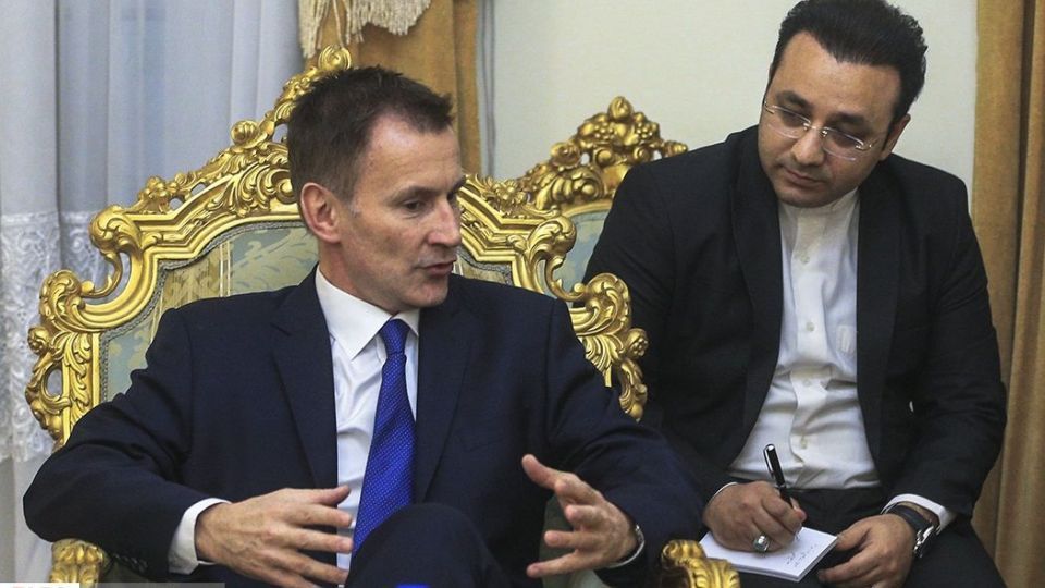 دیدار وزیر خارجه انگلیس و دبیر شورای عالی امنیت ملی