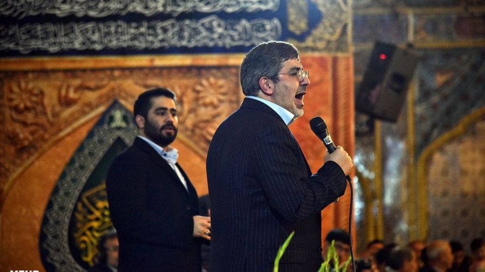 بارش باران در شب میلاد حضرت رسول‎ در حرم رضوی