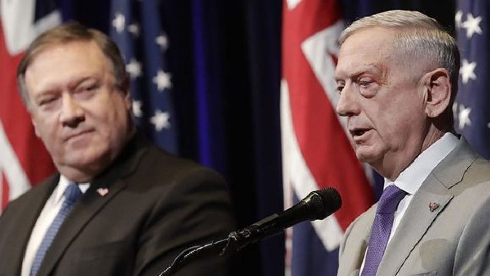 جدال پامپئو و متیس با سناتورها جدال پامپئو و متیس با سناتورها