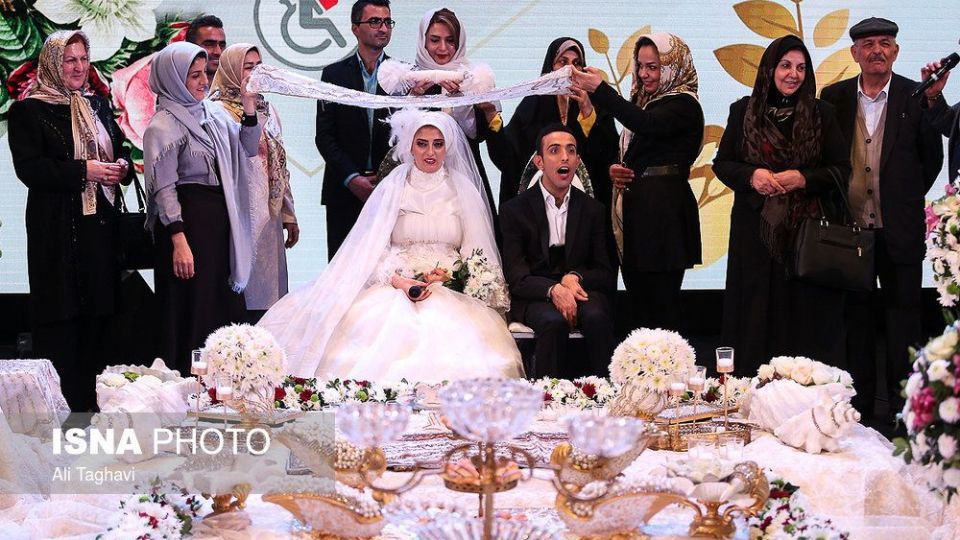 مراسم جشن ازدواج معلولان