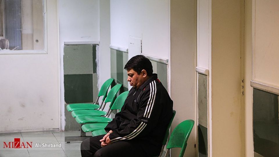 لحظات قبل از اجرای حکم اعدام حمید باقری درمنی