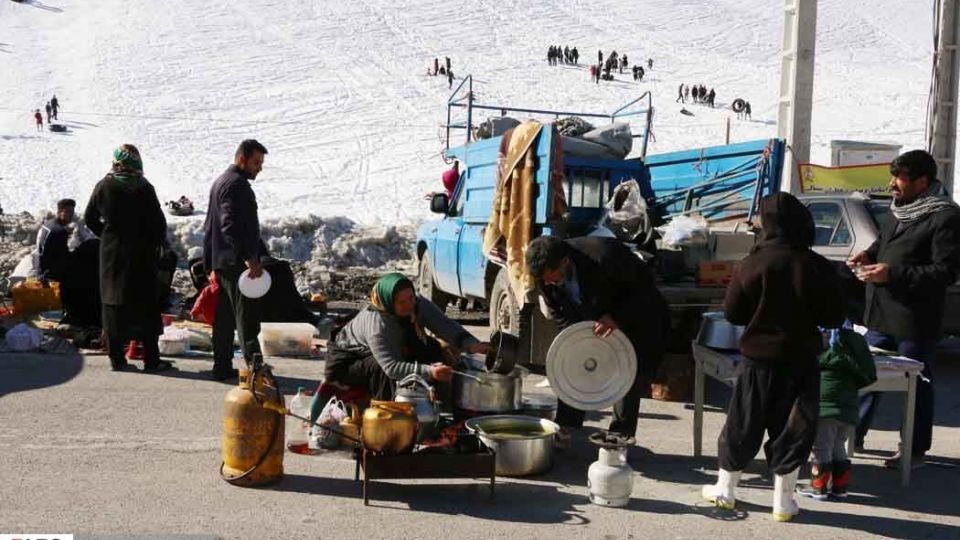 شادیِ پس از برف در ارتفاعات شهرکرد