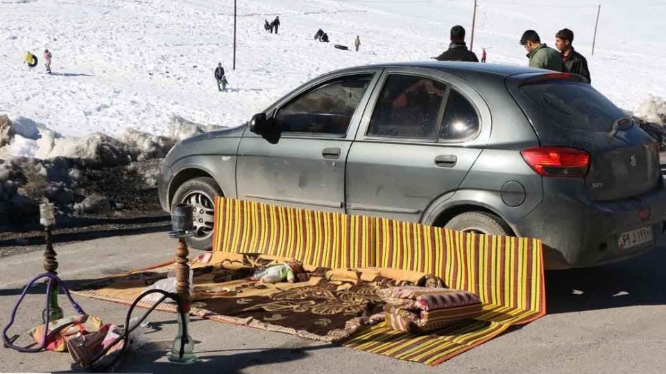 شادیِ پس از برف در ارتفاعات شهرکرد