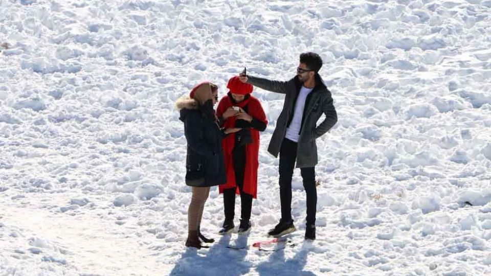 شادیِ پس از برف در ارتفاعات شهرکرد