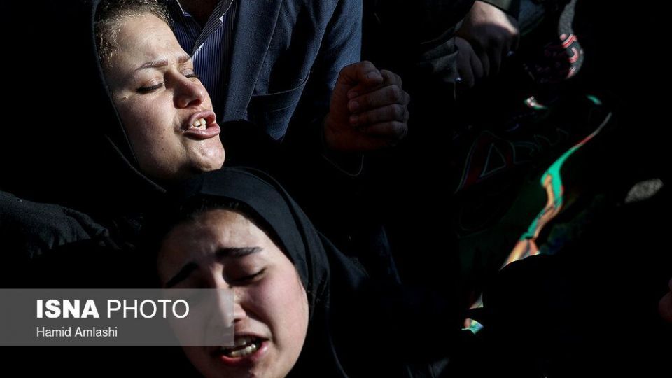 تشییع پیکر جانباختگان حادثه سقوط هواپیمای بوئینگ ۷۰۷