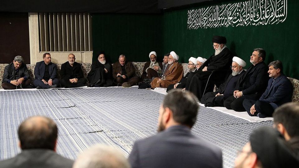 مراسم عزاداری حضرت زهرا (س) در حسینیه امام خمینی (ره)