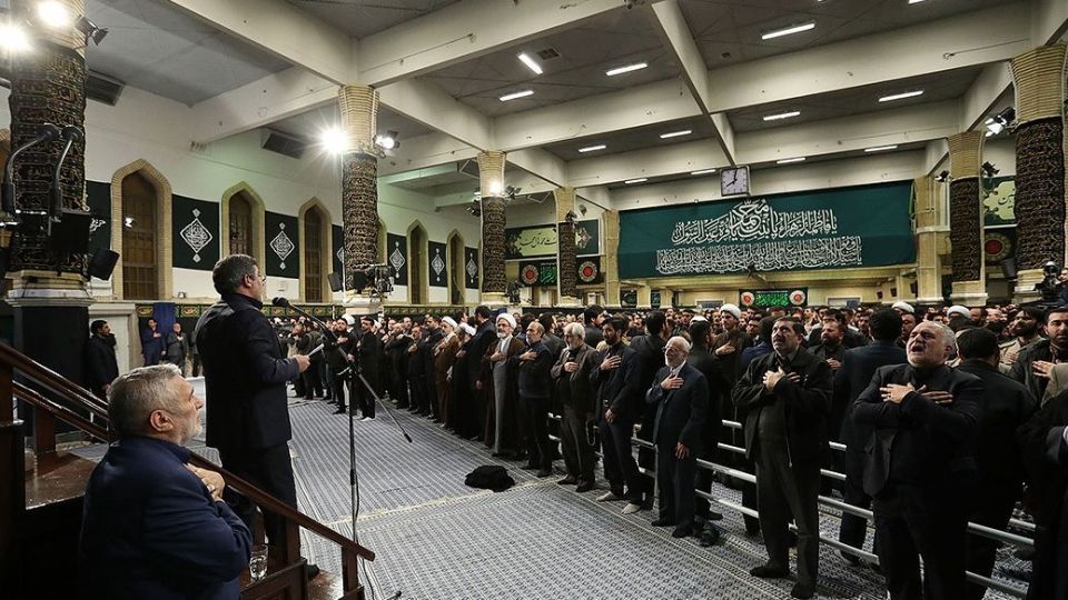 مراسم عزاداری حضرت زهرا (س) در حسینیه امام خمینی (ره)
