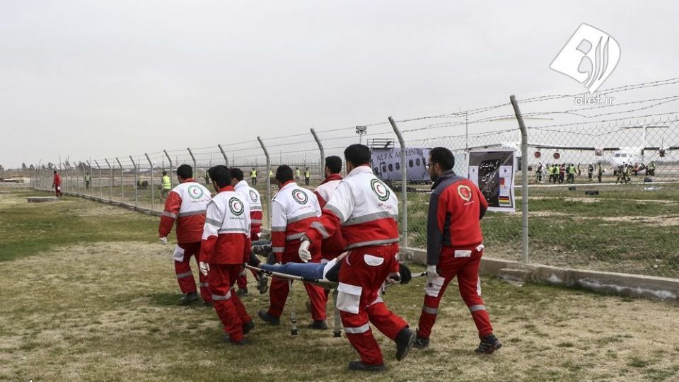 مانور اضطراری در فرودگاه شیراز