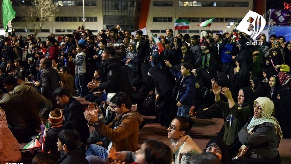 گلباران حرم رضوی در شب میلاد امام جواد ‎(ع)