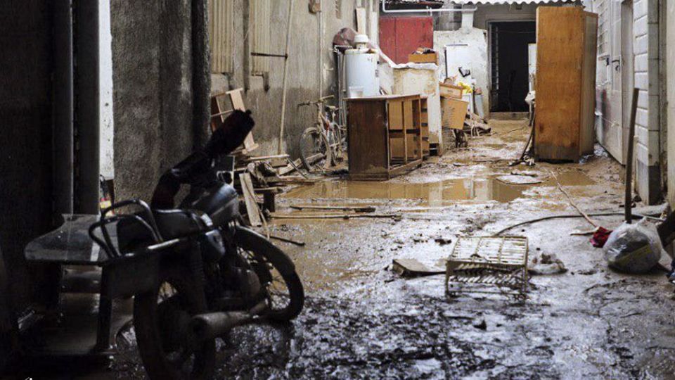 خسارات سیل در گنبد کاووس 