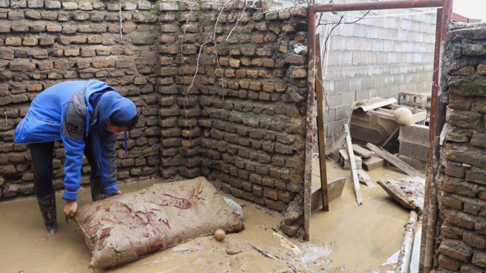 خسارات سیل در گنبد کاووس 