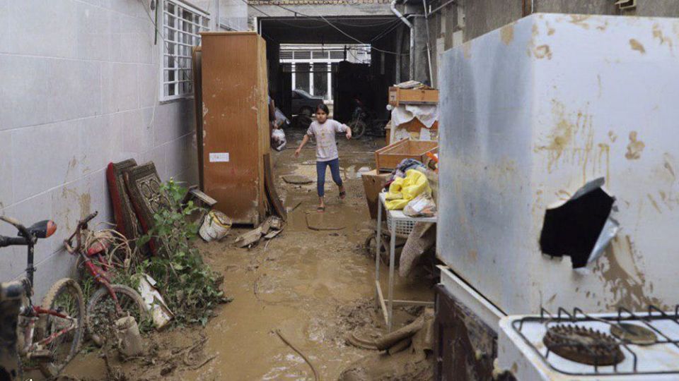 خسارات سیل در گنبد کاووس 