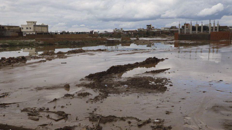 خسارات سیل در گنبد کاووس 