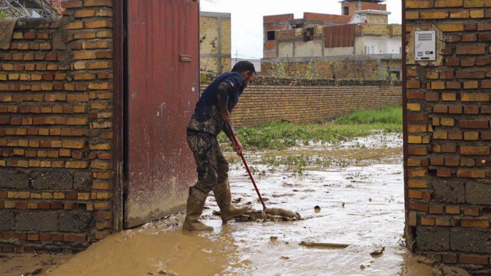 خسارات سیل در گنبد کاووس 