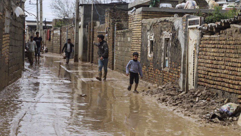 خسارات سیل در گنبد کاووس 